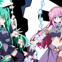 Megurine Luka and Hatsune Miku