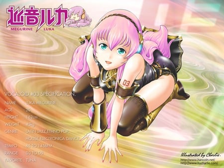 Megurine Luka - megurine luka, vocaloid, anime