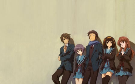 The Disapperance of Haruhi Suzumiya 2 - kyon, yuki, haruhi suzumiya, anime, mikuru, itsuki