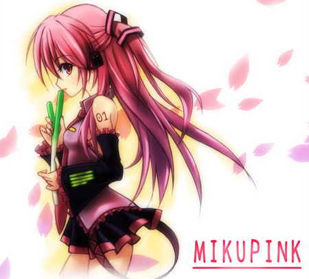 Hatsune Miku Pink - hatsune miku, anime, vocaloids, pink