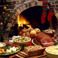 xmas food table