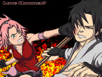 sasusaku fighting