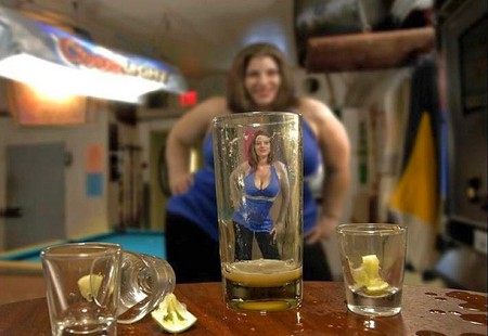 Slimming Glass - picture, slimming glass, funny