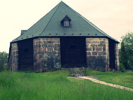 Museum in Solivar - build, solivar, historical, grass, slovakia, museum