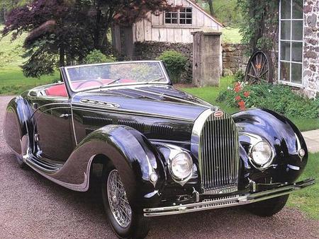 1939-Bugatti Type 57C Cabriolet - bugatti, cabriolet, classic