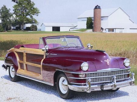 1946-Chrysler Town & Country Convertible - classic, town and country, chrysler