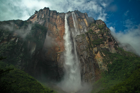 Falls 2 - nature, mountains, waterfall