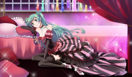 Hatsune Miku - Romeo and Cinderella - hatsune miku, anime, vocaloids