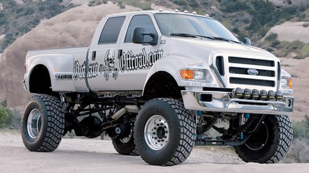 ford f -650 monster - 4x4, ford, car, monster