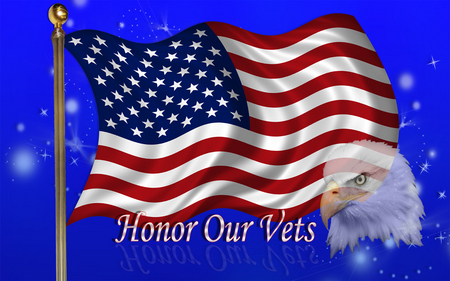 Memorial Day Tribute - animals, memorial, flags, stars, eagles, eagle, fantasy, freedom, flag, america