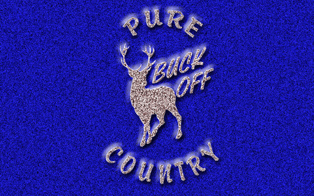 Buck Off - abstact, buck, country, blue