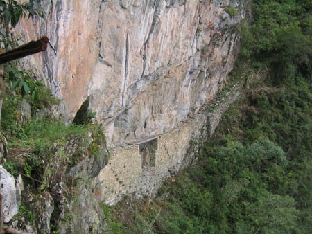 Inca Bridge - architecture, ancient, bridge