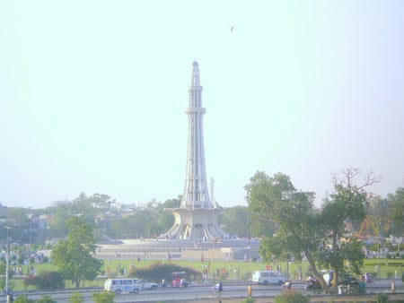 Pakistan Minaret,Lahore Pakistan - architect, monumentst