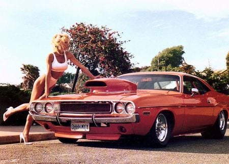 OHHH MYY - girl, muscle car