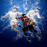 water  football match