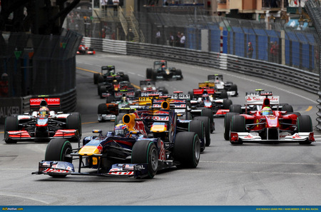 Red Bull @ Monaco - f1, racecar, sport, monaco