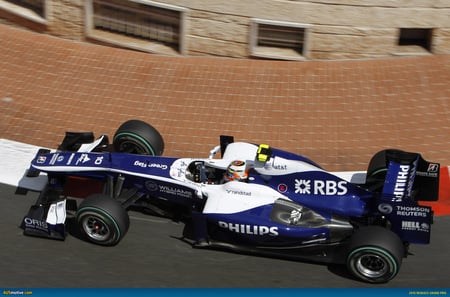 Williams @ Monaco - f1, racecar, sport, monaco