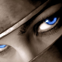 cool blue eyes,ice look