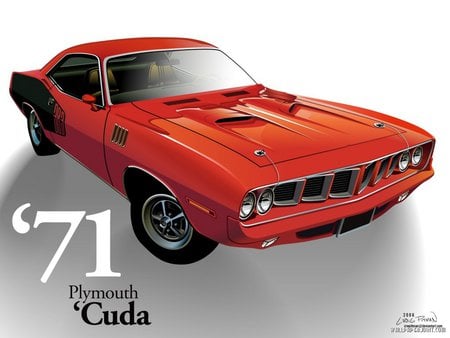 71 Cuda - mopar, car, 383