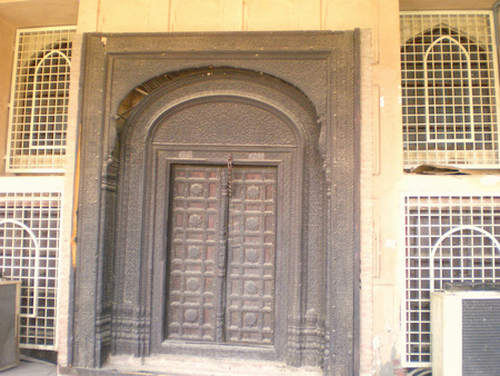 Lahore Fort,Lahore inside view ..beautiful  wooden carved gate - ancient, architect