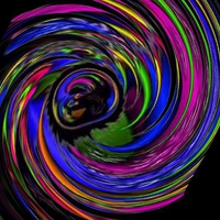 Wildly Colorful Swirl