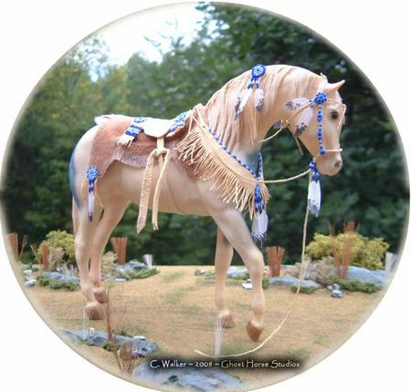 Beautiful White Wonder - white, beautiful, flowery, horse, animals