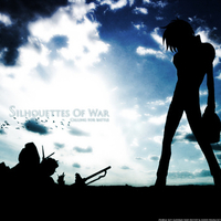 silhouette of war