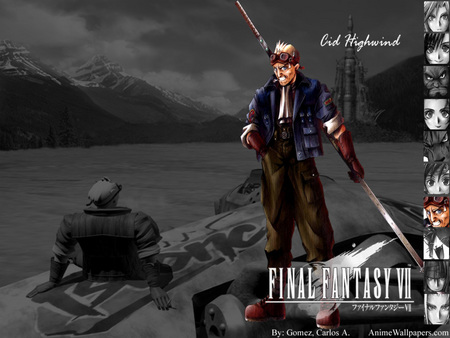 Final Fantasy VII Cid - playstation, final fantasy vii, cid