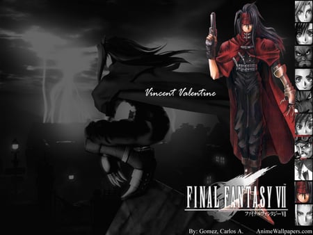 Final Fantasy VII Vincent - playstation, final fantasy vii, vincent