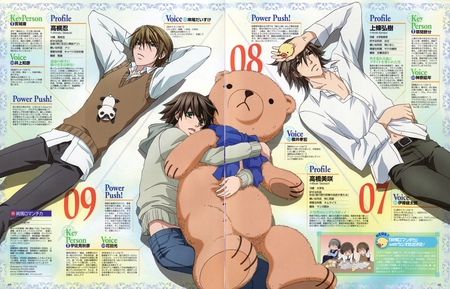 Junjou Bear - yaoi, hiroki, junjou romantica, misaki, shinobu