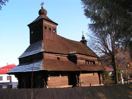 Wooden church in Uličské Krivé,Slovakia - wooden, church, slovakia