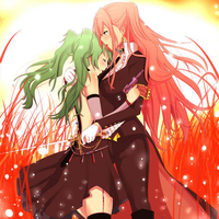 Hatsune Miku and Megurine Luka