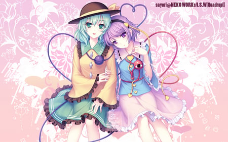 Heartfelt Fancy  - touhou, komeiji satori, komeiji koishi, girl, sayori