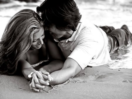 Beach. jpg - water, beach, sand, lovers