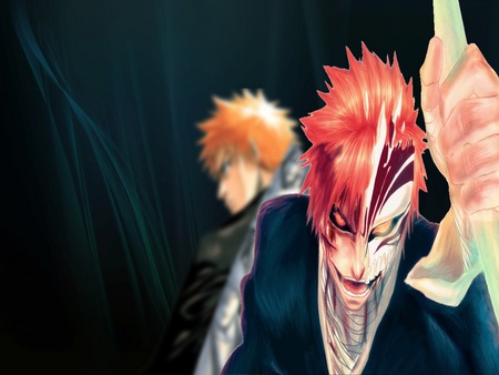 Evil Ichigo - bankai, ichigo, bleach