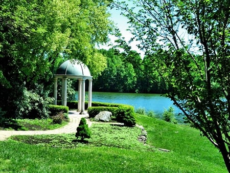 Gazebo at Core Creek Park - core creek, park, gazebo