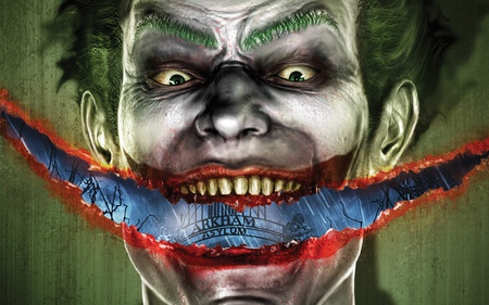 Joker - villian, serious, smile, joker