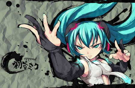 vocaloid - anime, miku, vocaloid