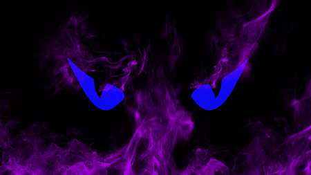 dark blue eyes - smoke, purple, blue, eyes