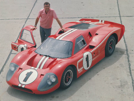 Ford GT40 Mark IV With Carroll Shelby - gt, ford