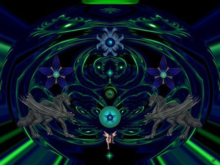 A Spark of Imagination - fractal, eye candy, abstract