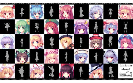 touhou girls