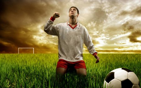 I will win - football, ball, sport, grass