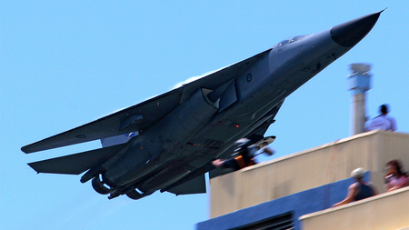 Down Under Low Pass - lowpass, f111, jet, military