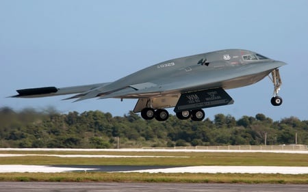 B2 Taking off - jets, aircraft, military