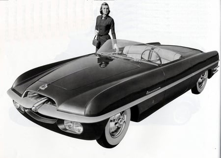 1954 Dodge Firearrow Roadster - dodge, concept