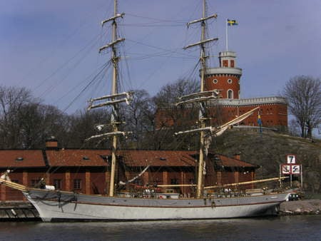 Briggen:Tre kronor - tallship, sweden, stockholm