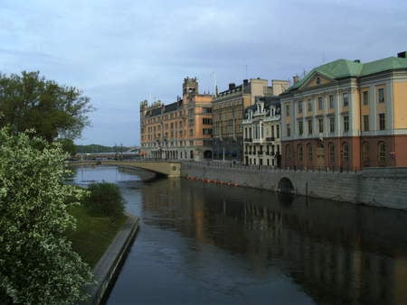 Houses - sweden, stockholm, water