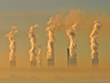 industrial smoke - sky, smoge, industrial