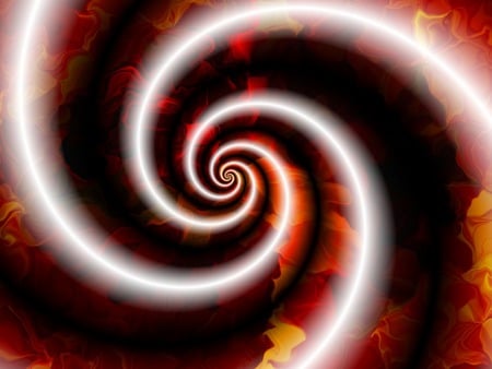 Swirl Glow. jpg - white, red, black, swirl glow, yellow